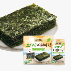 오가닉 어린이김(자연의맛/구운김) 1박스(10개입)