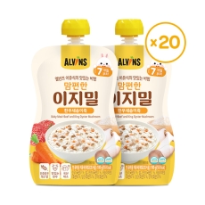맘편한 이지밀 한우새송이죽 20팩 (중기2)