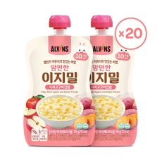 맘편한 이지밀 사과고구마진밥 20팩 (후기)