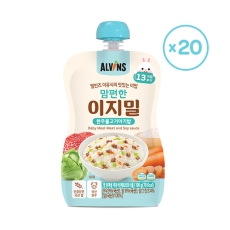 맘편한 이지밀 한우불고기아기밥 20팩 (완료기)